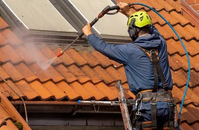 Démoussage et hydrofuge de toiture à Flétrange